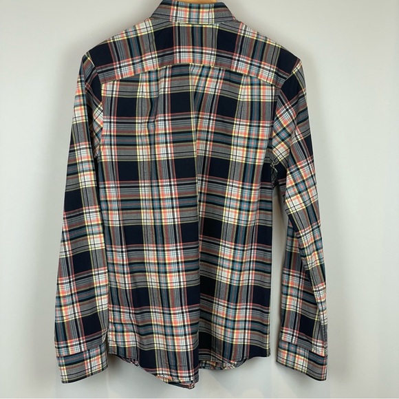 Goodfellow and Co. Plaid Button Down Pocket Shirt - Small - Bright Plaid - Picture 3 of 4